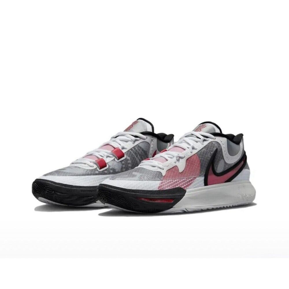 Nike Kyrie 8 White/ University Red/ Black -DJ6017-100 - Size 10.5